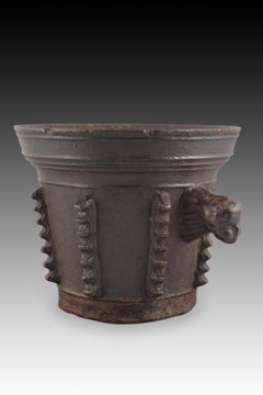 Iron pharmacy mortar. 18th-19th centuries.