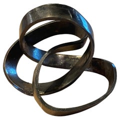 Iron Ribbon Sculpture, China, Contemporary