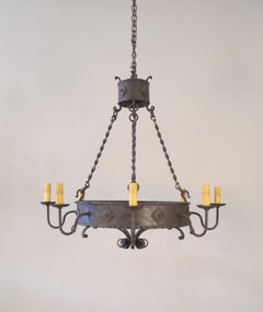 Iron Ring Chandelier