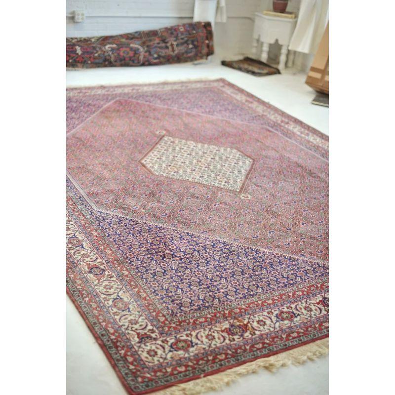 Iron Rug with Anchor Medallion Vintage Bidjar Bullet-Proof Water Garden Design W/ Soft Blues & Indigo

About: Looking for a piece that is both vintage, classical, beautiful design, easy and lovely color palette to work with, and something that will