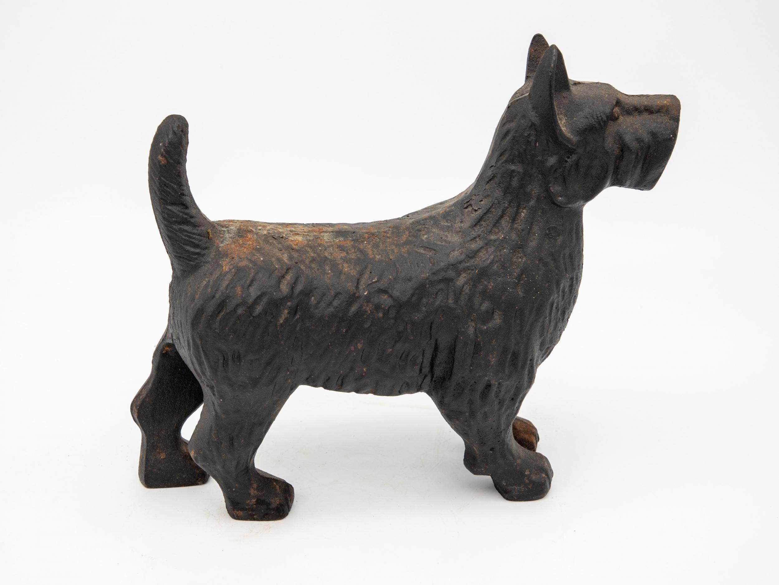 cast iron scottie dog