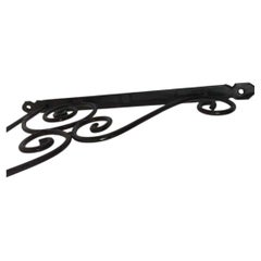 Wrought Iron Scrolling Wall Mounted Bracket for Lanterns or Signs