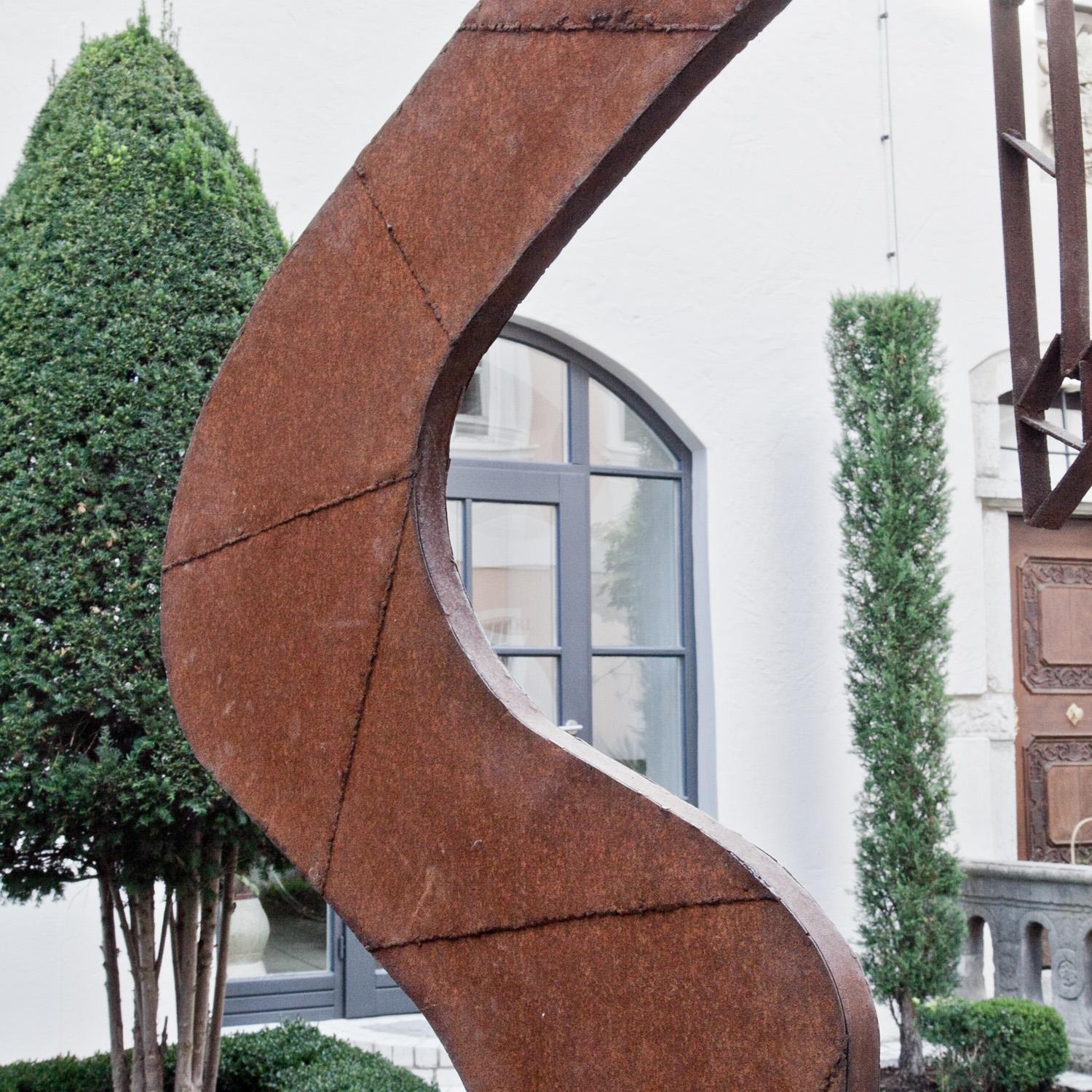 Modern Iron Sculpture, 20th Century For Sale