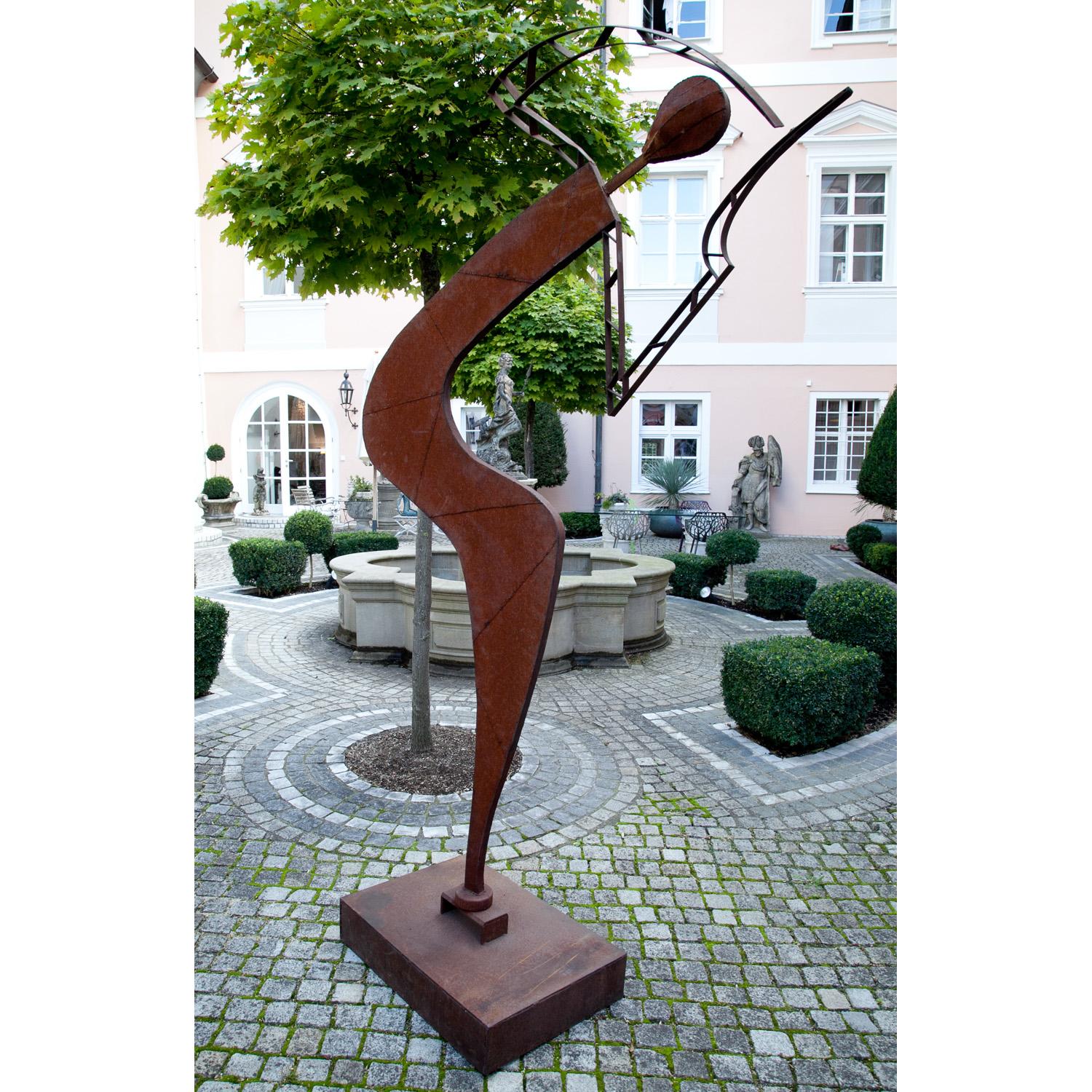 European Iron Sculpture, 20th Century For Sale