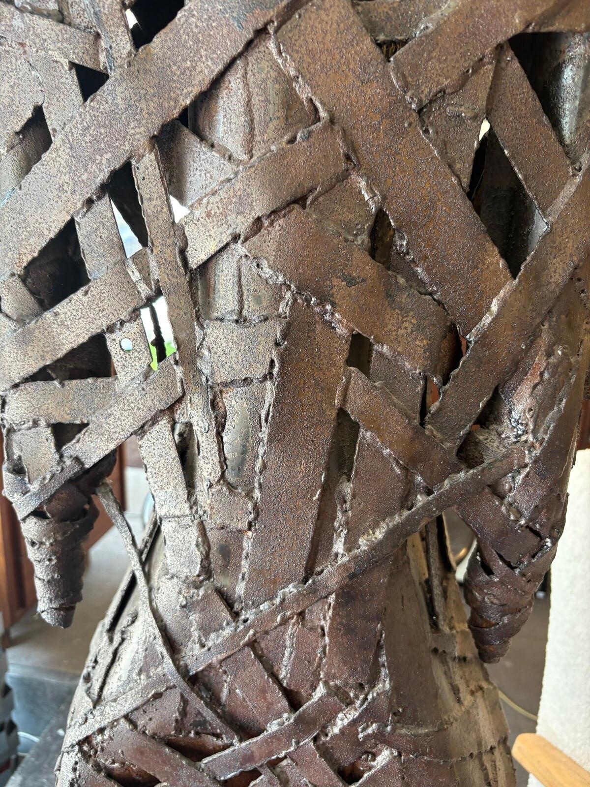 Belgian Iron Sculpture By Robert Michiels, Belgium, 1960s For Sale