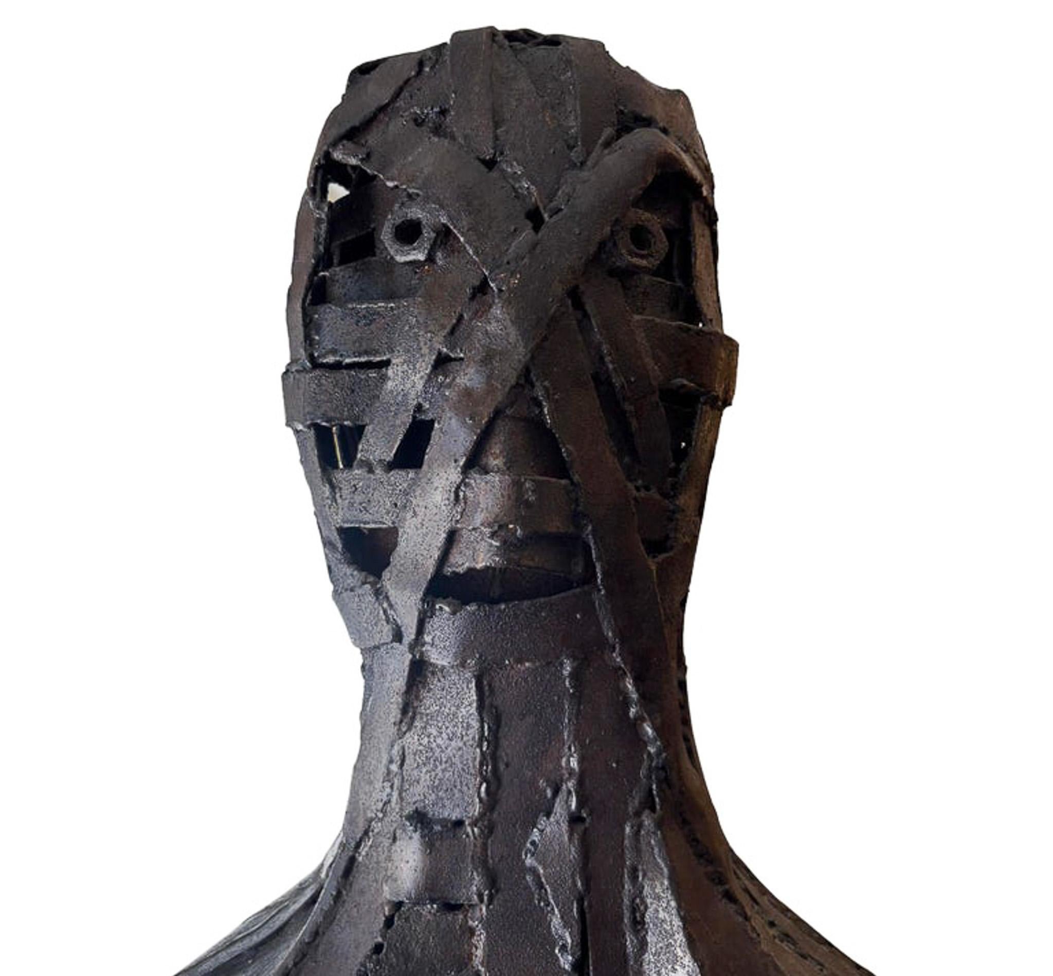 20th Century Iron Sculpture By Robert Michiels, Belgium, 1960s For Sale