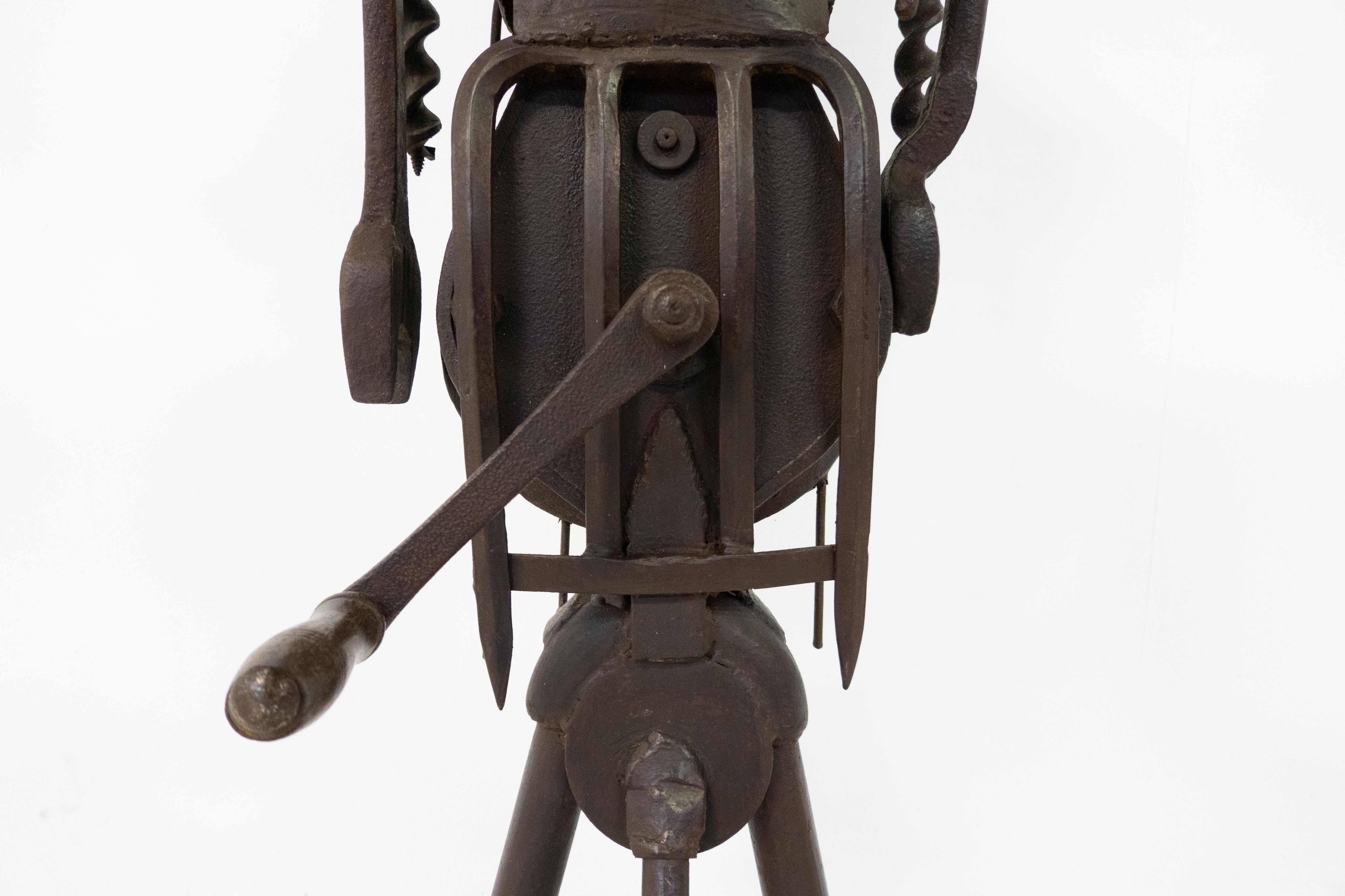 Iron Sculpture By Robert Michiels, Belgium, 1960s For Sale 3