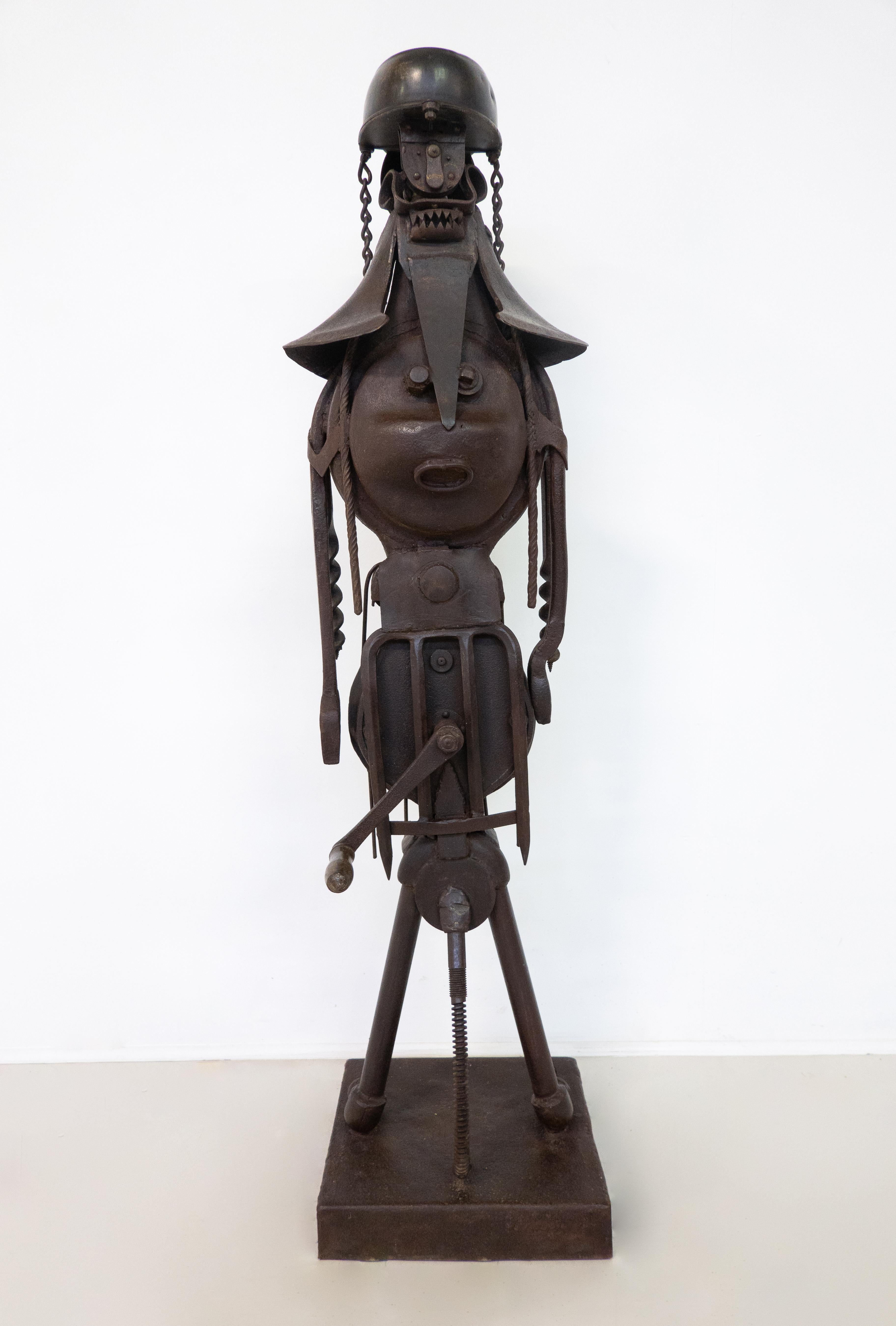 Iron Sculpture By Robert Michiels, Belgium, 1960s For Sale 4