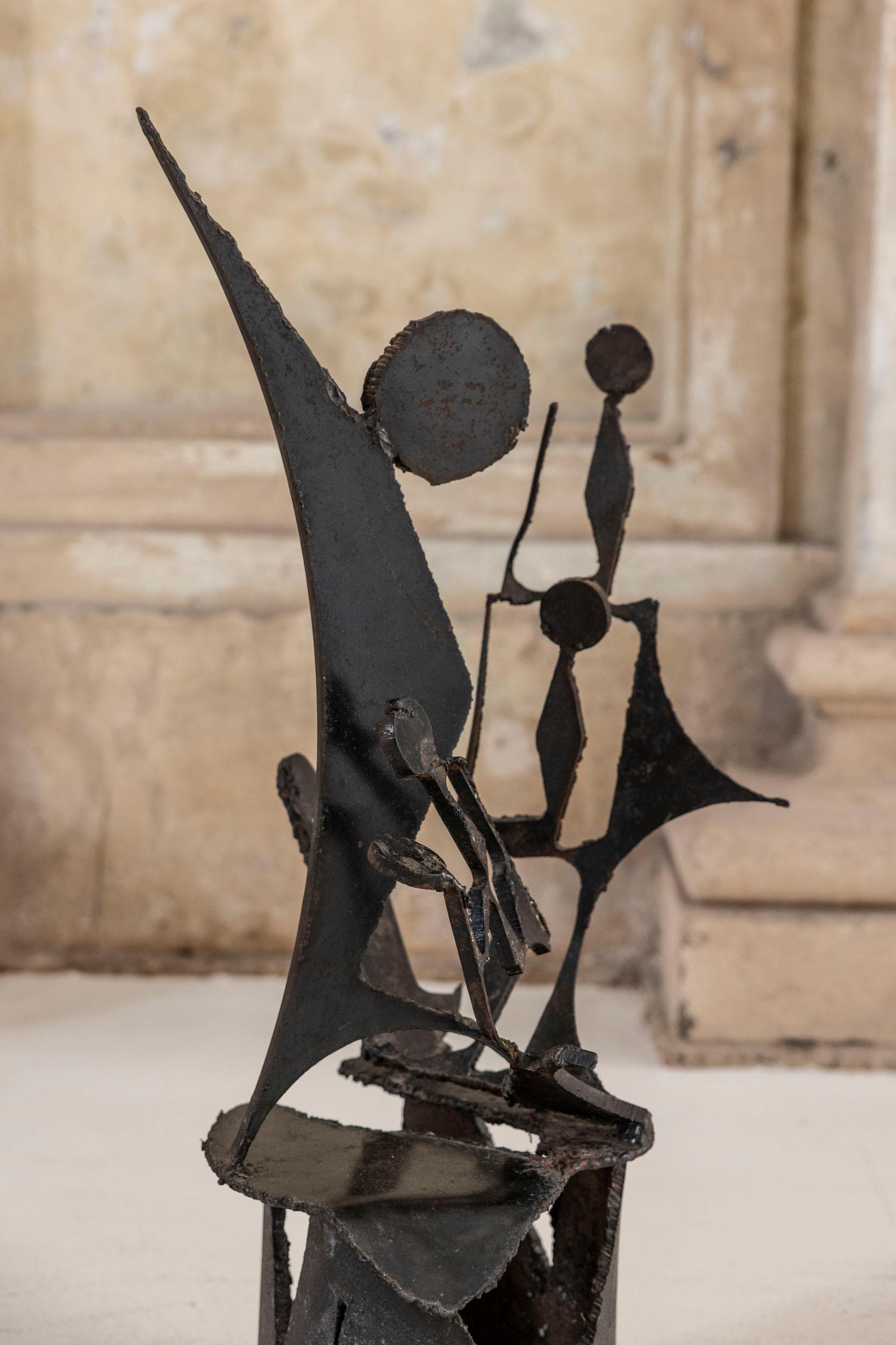 Mid-Century moderno Scultura in ferro di Toni Benetton in vendita