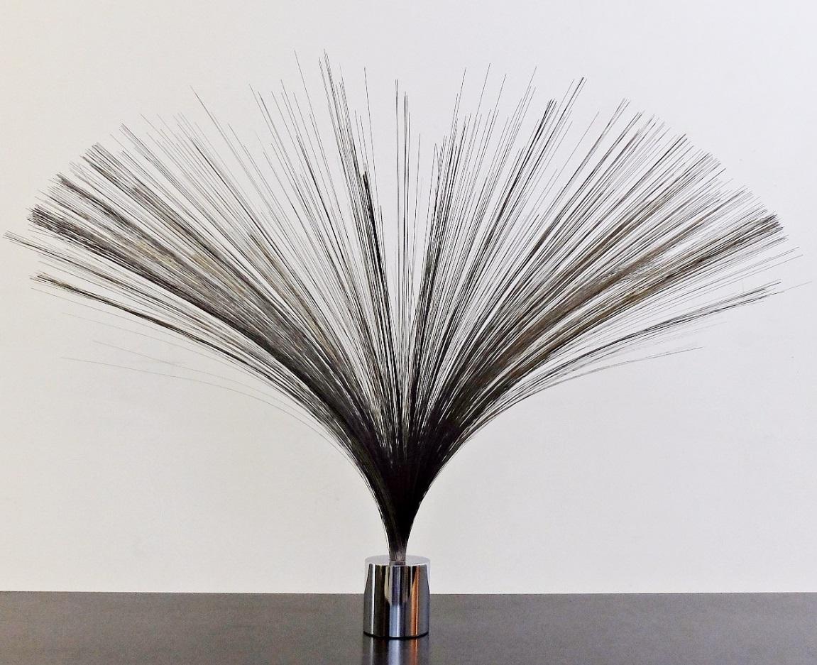 American Iron Sculpture in style of Harry Bertoia, circa 1960 For Sale