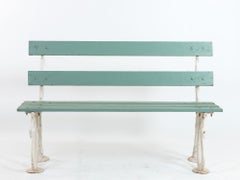 Iron Serpent and Twig Garden Bench, English Mid 20th C.
