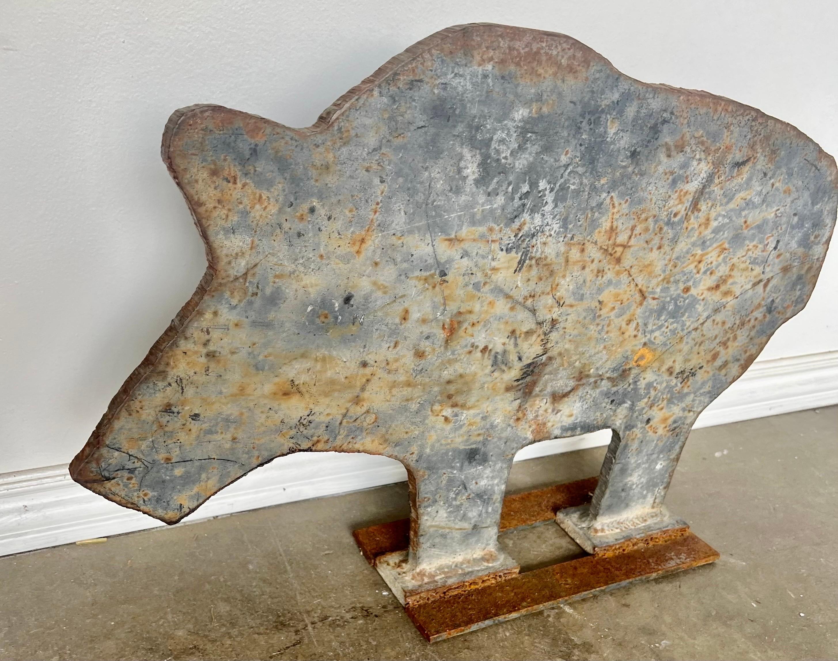 Iron Shooting Target of a Pig For Sale 5