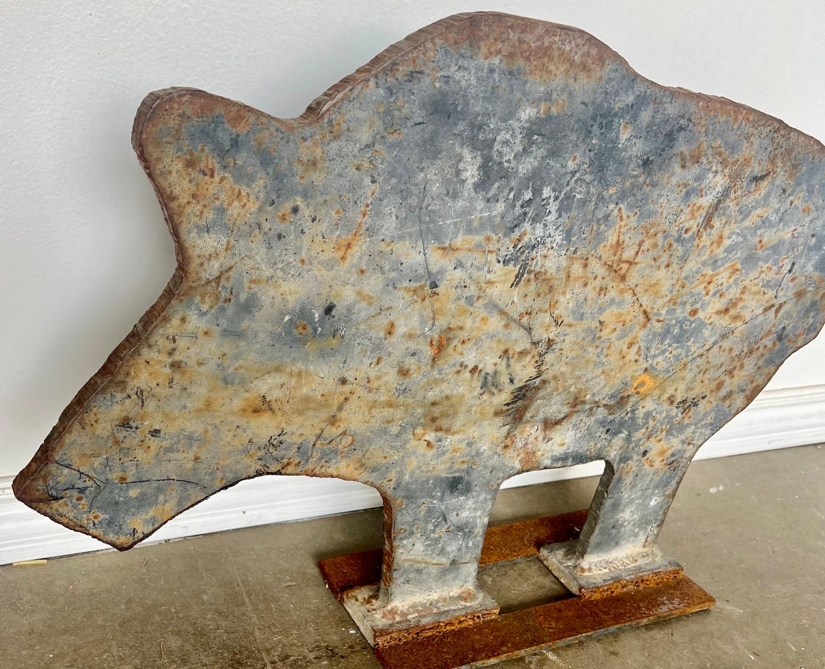 Iron Shooting Target of a Pig For Sale 6