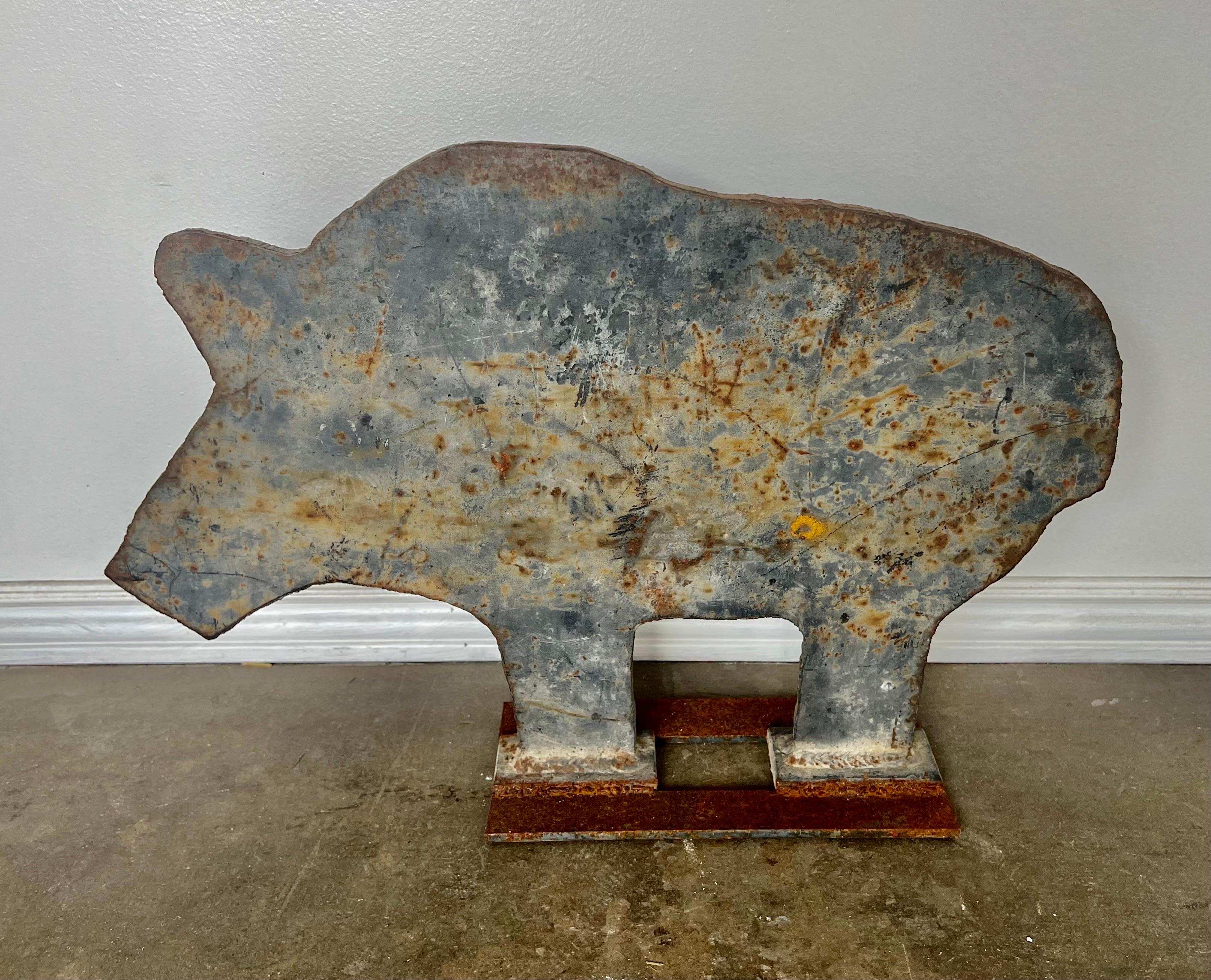 Iron Shooting Target of a Pig For Sale 2