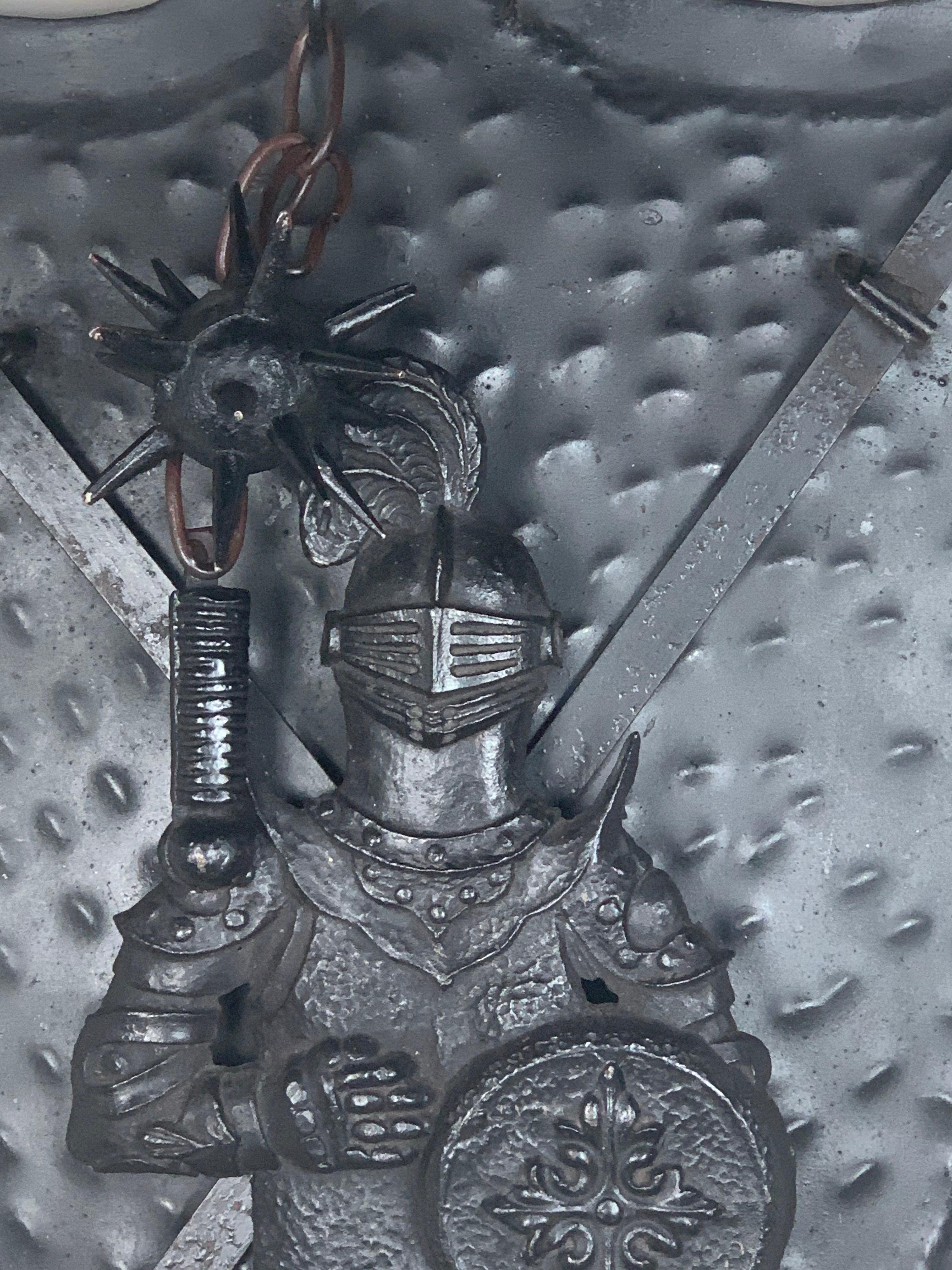 Other Iron Spanish Shield with Crossed Swords, circa 1900s