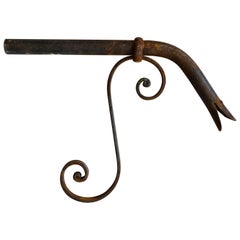 Iron Spout with Patina