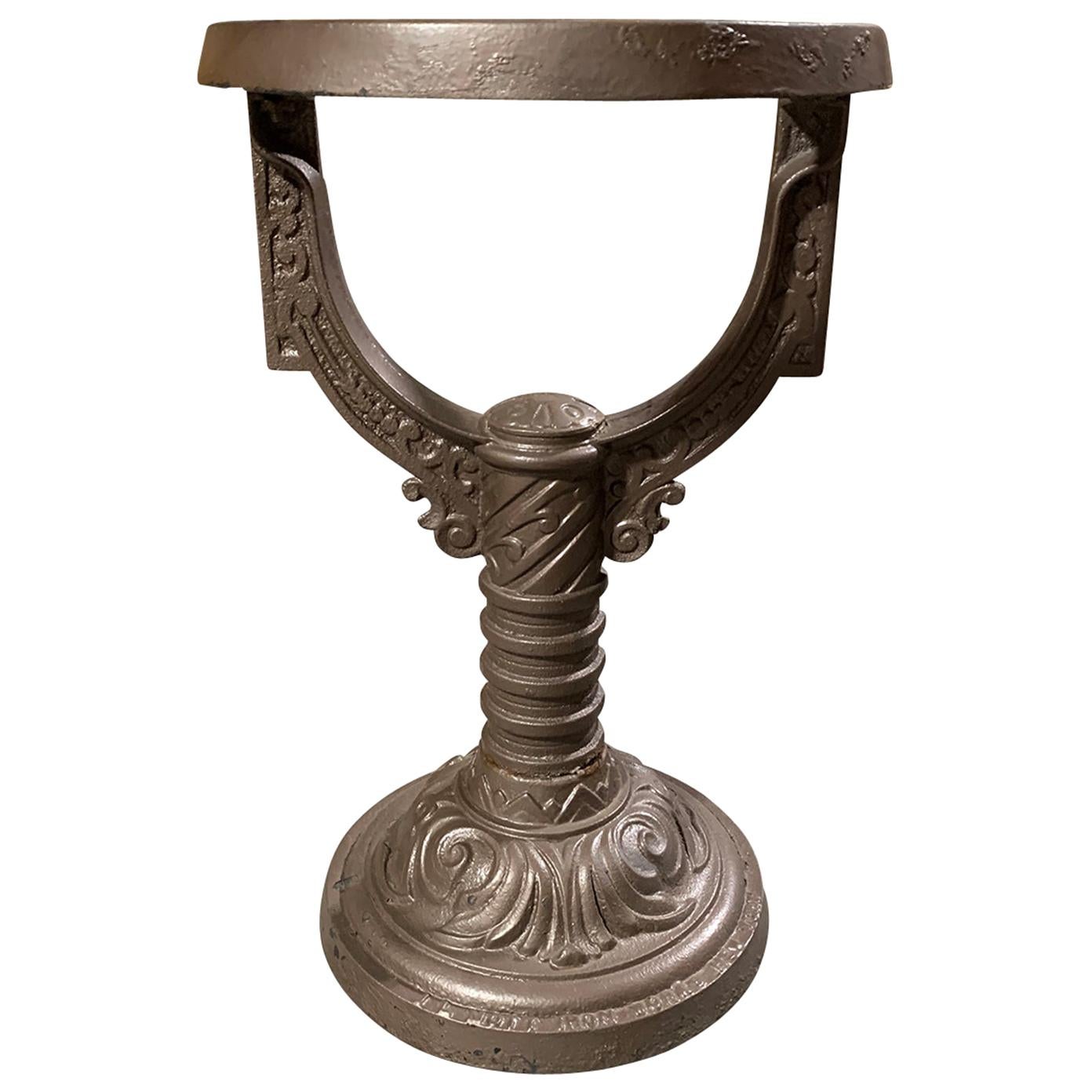 Iron Stand by J.L. Mott Iron, New York, circa 1880, Marked For Sale