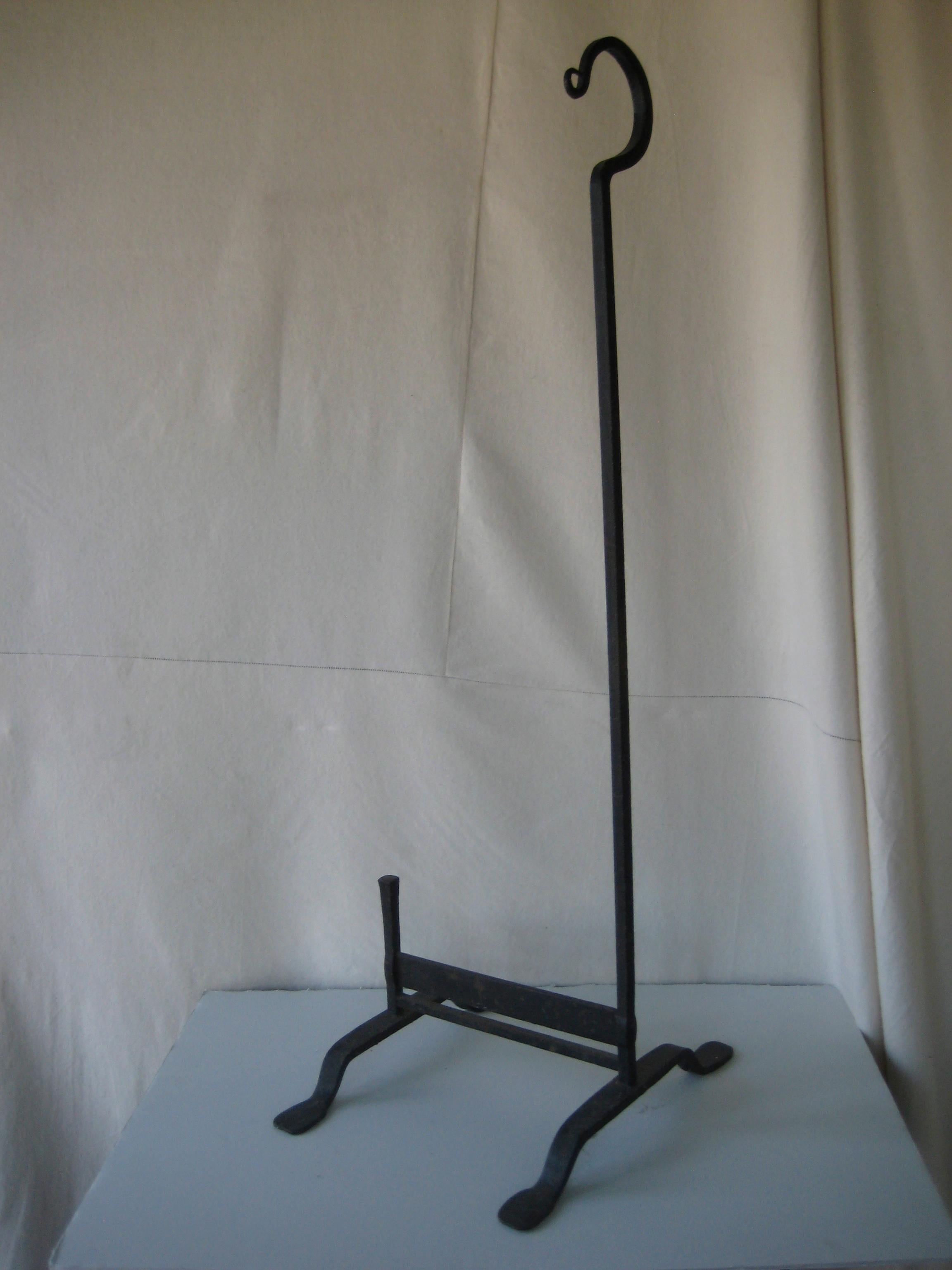 Iron Stand with Boot Scraper In Good Condition For Sale In Nantucket, MA