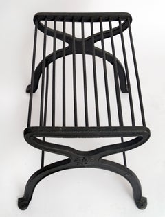 Iron Stool After A Design By Karl Friedrich Schinkel, Berlin, Circa 1830