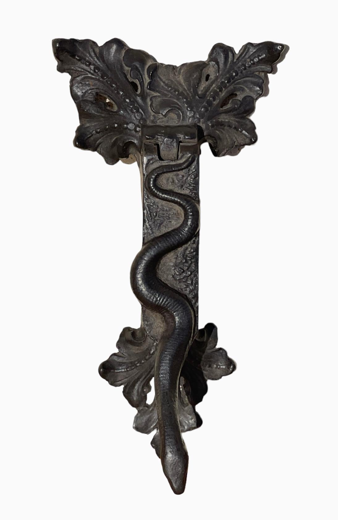 Iron Stopper With Snake Decor For Sale 3