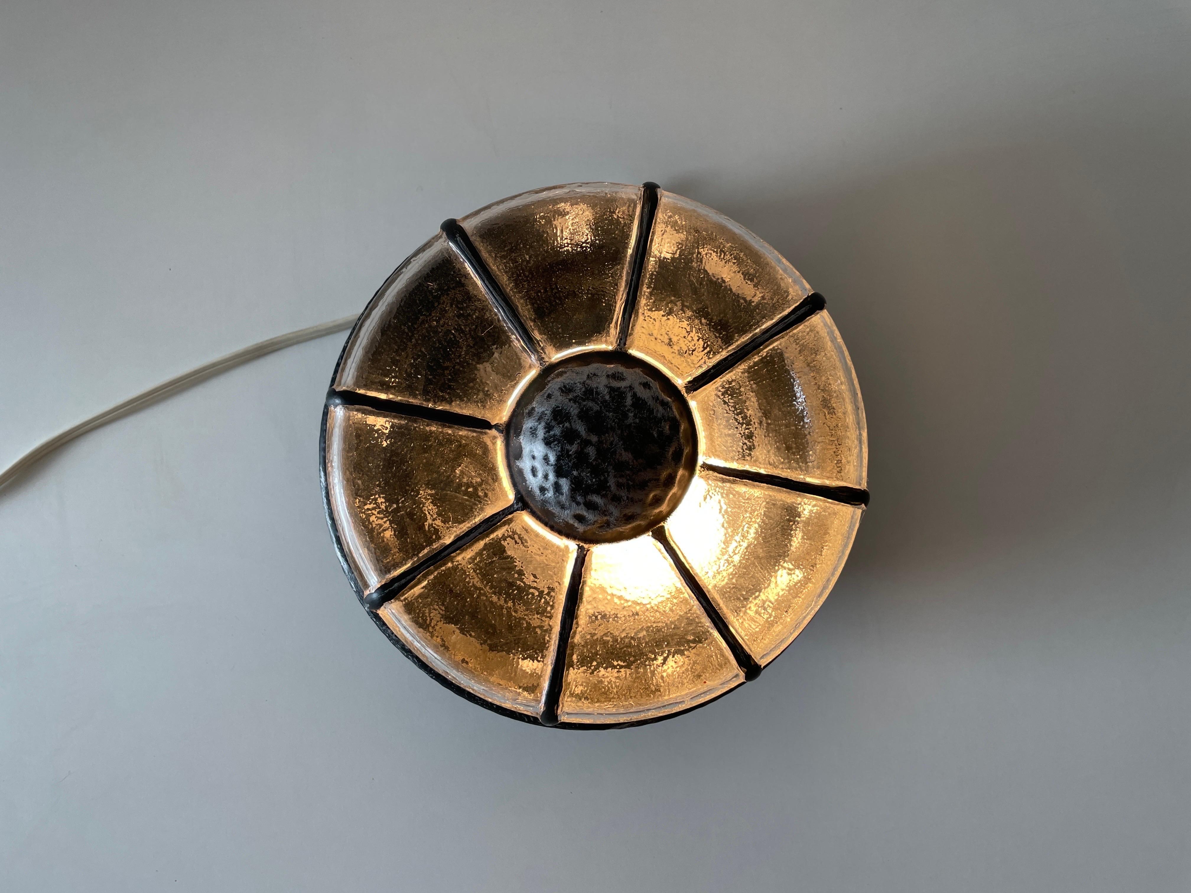Lampe encastrée en fer structuré par RZB, années 1960, Allemagne en vente 5