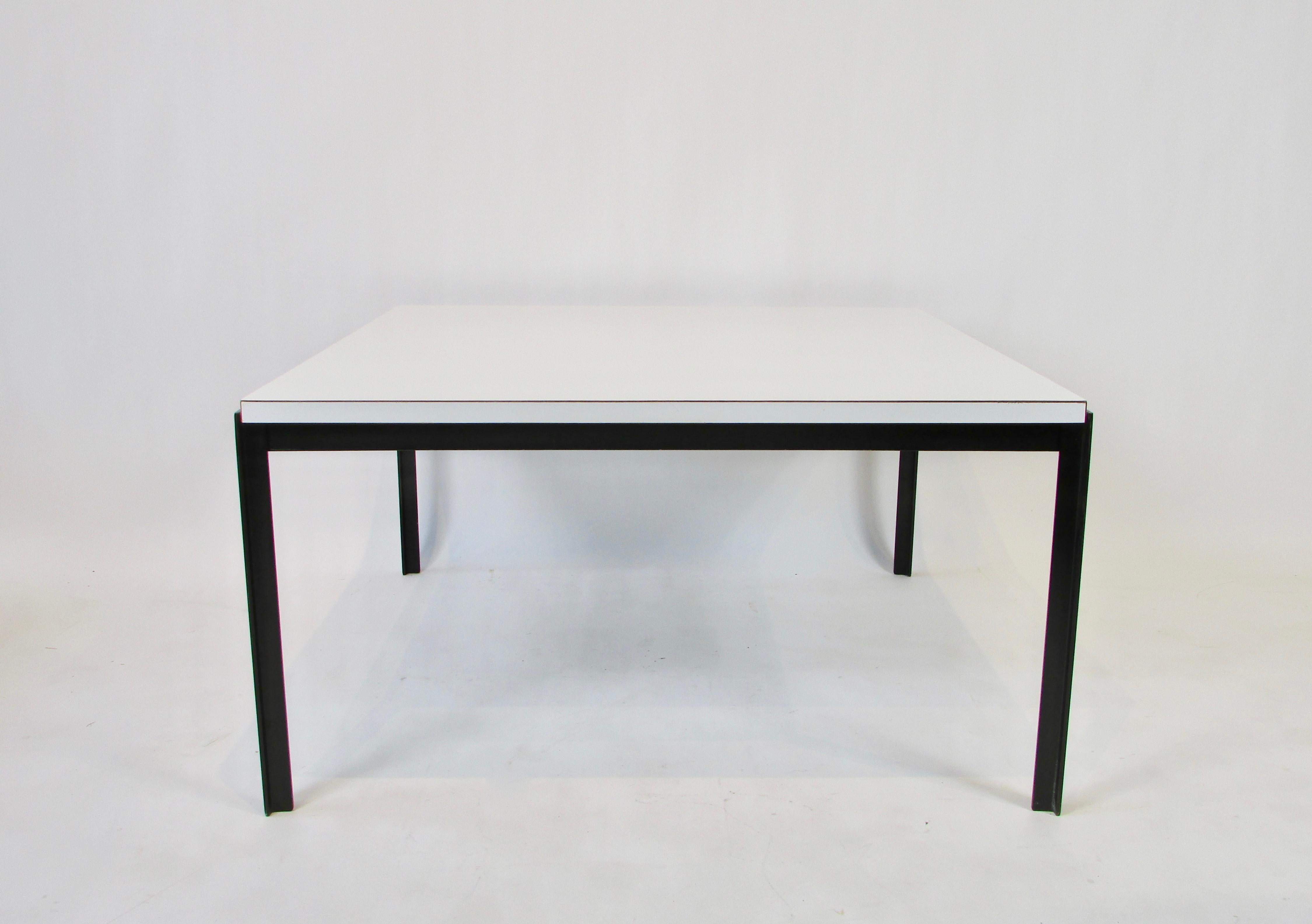 Florence Knoll Iron T-Bar Table with Formica Top  1