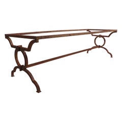 Vintage Iron Table Base after Gilbert Poillerat