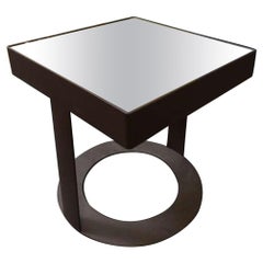 Iron Table with Mirror Top