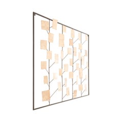 "Iron Tree" Gilt Metal Wall Art