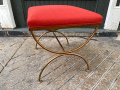 Iron Upholstered Bench