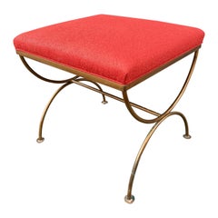 Iron Upholstered Bench