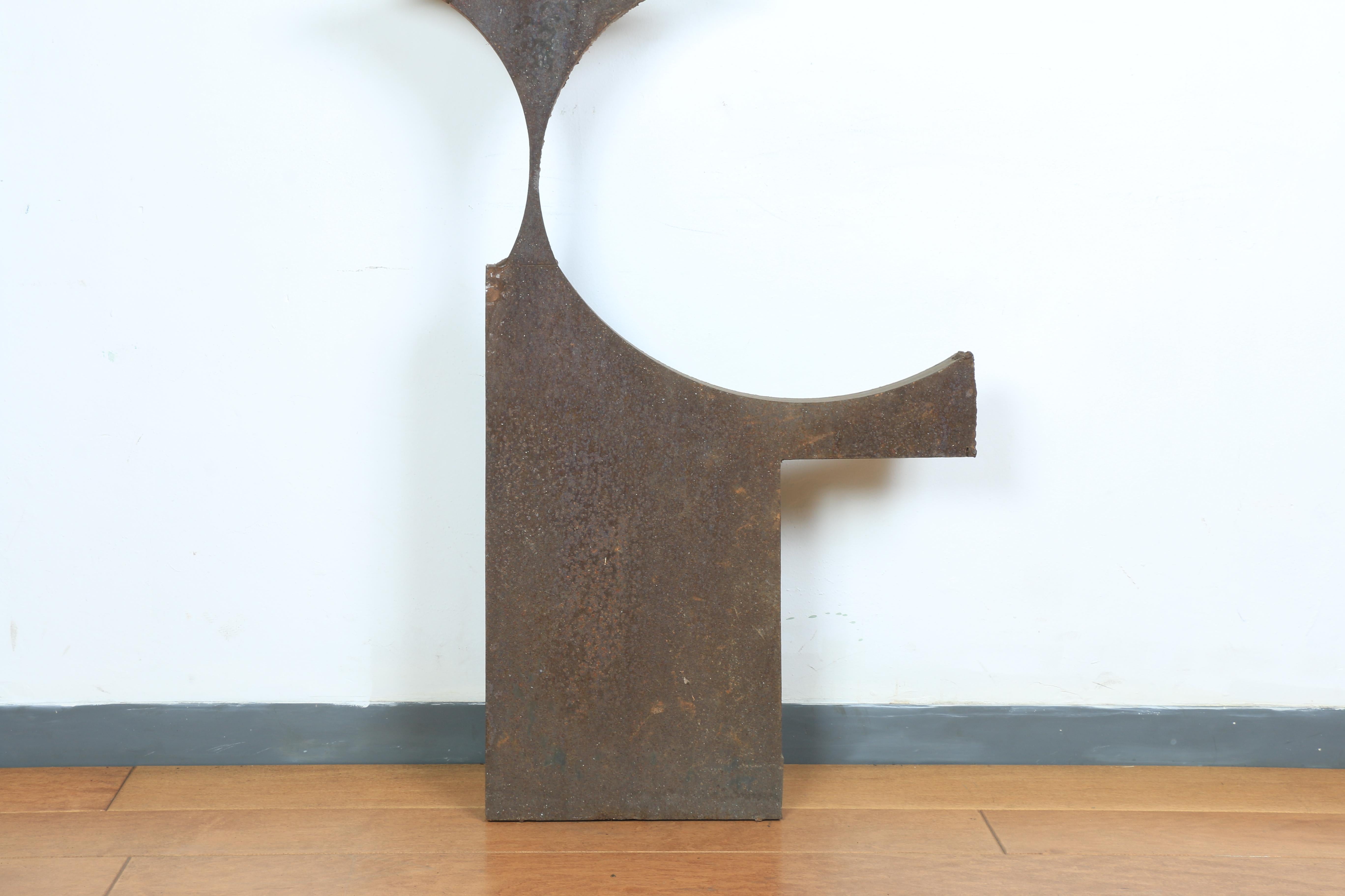 Iron Vintage Wall Sculpture  For Sale 2
