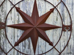 Iron Wall Hanging Nautical North South East & West, Ships Compass