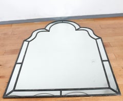 Specchio grande da parete o da terra in ferro