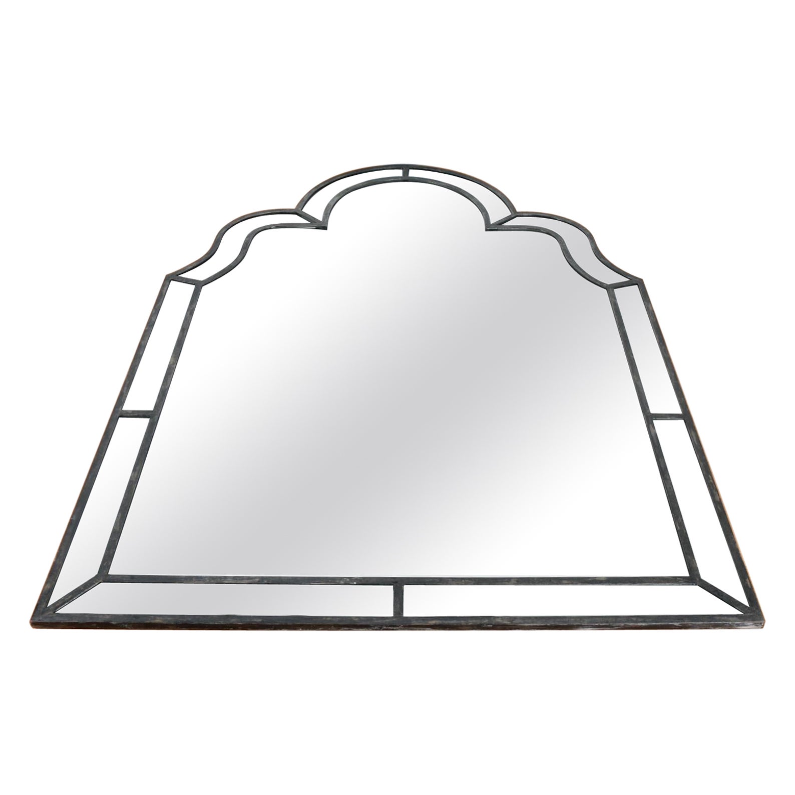 Espejo grande de pared o suelo de hierro en venta