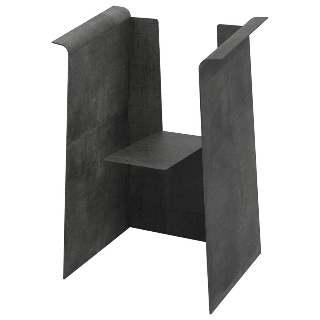 Iron Y Stool by Neil Nenner and Avihai Mizrahi For Sale