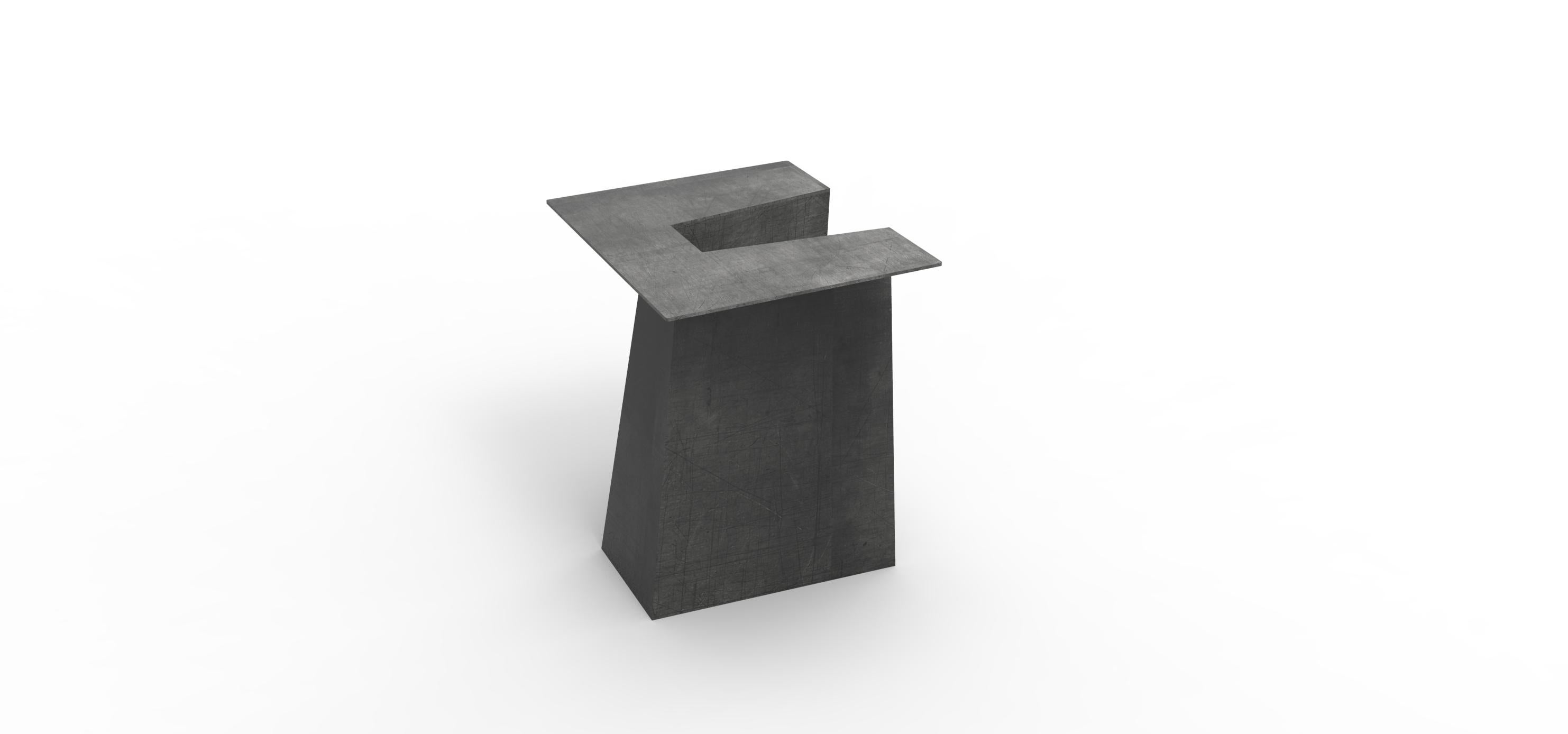 Z stool by Atelier Neil Nenner and Avihai Mizrahi 
Objects 
Dimensions: H 43 x L 42 x W 38 cm
Materials: Iron

Avihai Mizrahi (b. 1979, Jerusalem), Independent designer / Artist and lecturer in visual communication, holds a B.des in visual