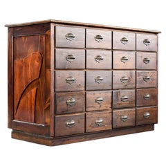 Ironmongers Shop Counter Drawers Circa 1910s