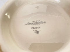 ironstone Bowl or Vide Poche white color circa 19th Century France Sarreguemines