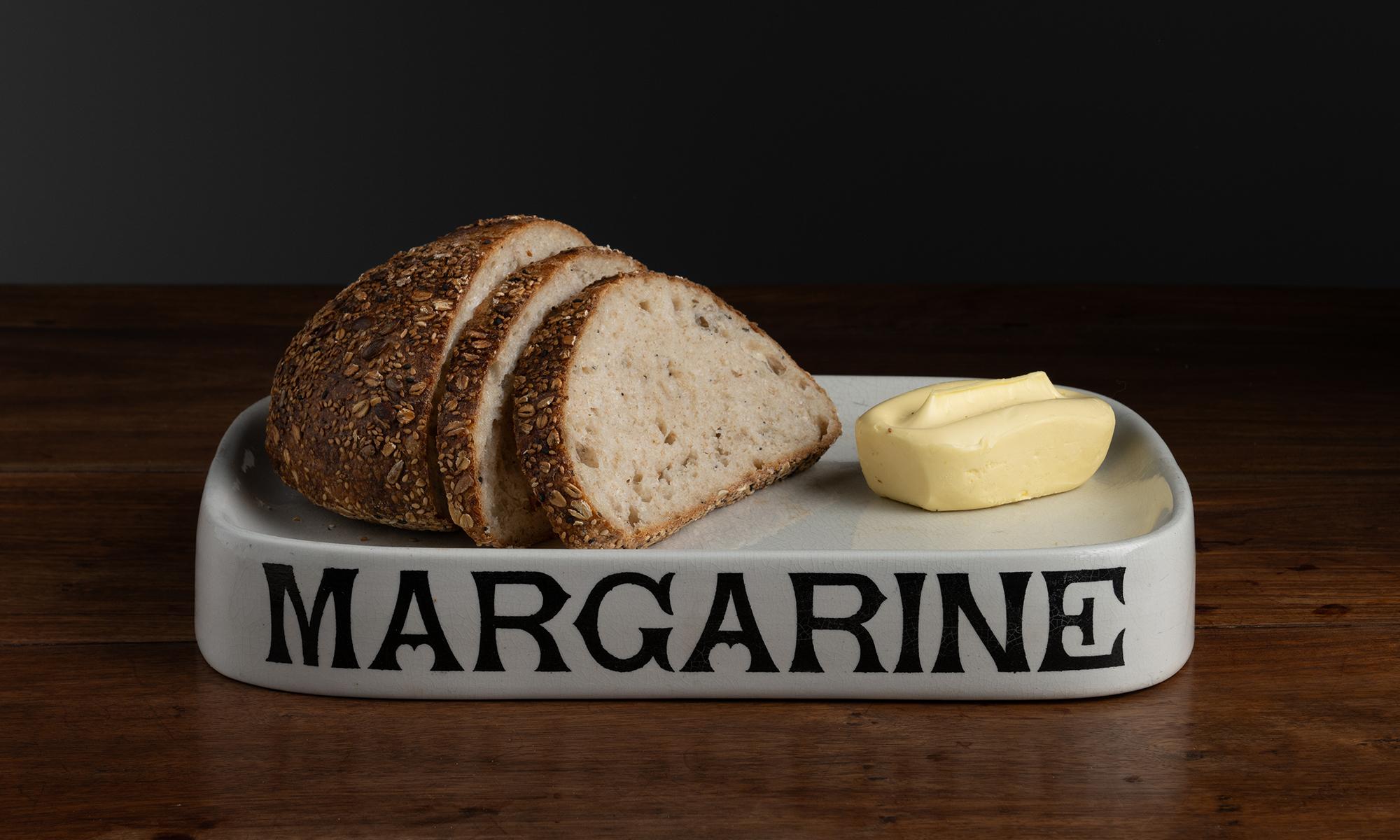 Plancha de margarina de piedra de hierro, Inglaterra, hacia 1900 en venta 2
