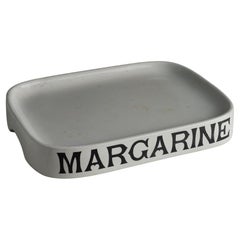 Margarine-Platte aus Eisenstein, England um 1900