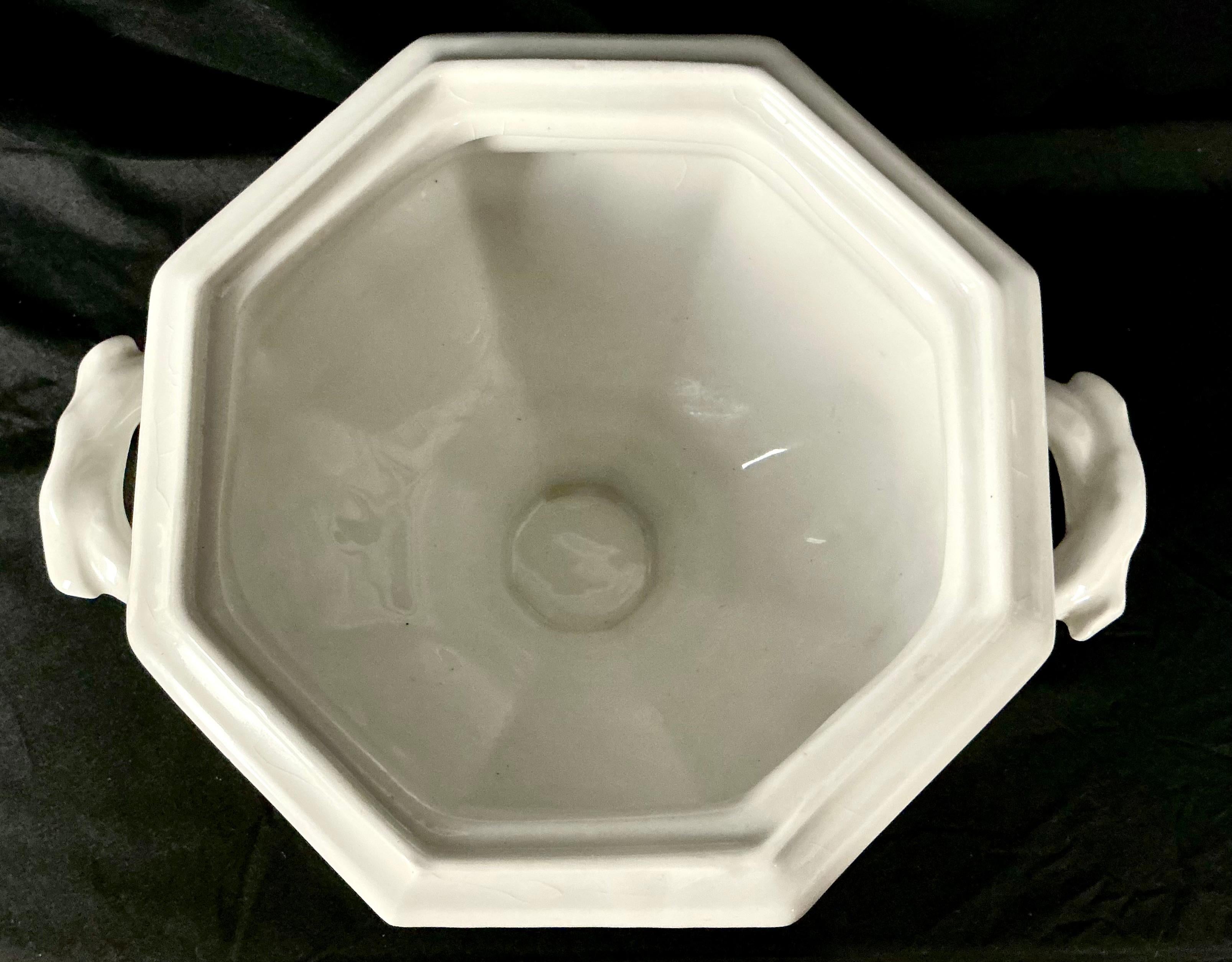 20th Century Ironstone Soup Tureen With Lid For Sale