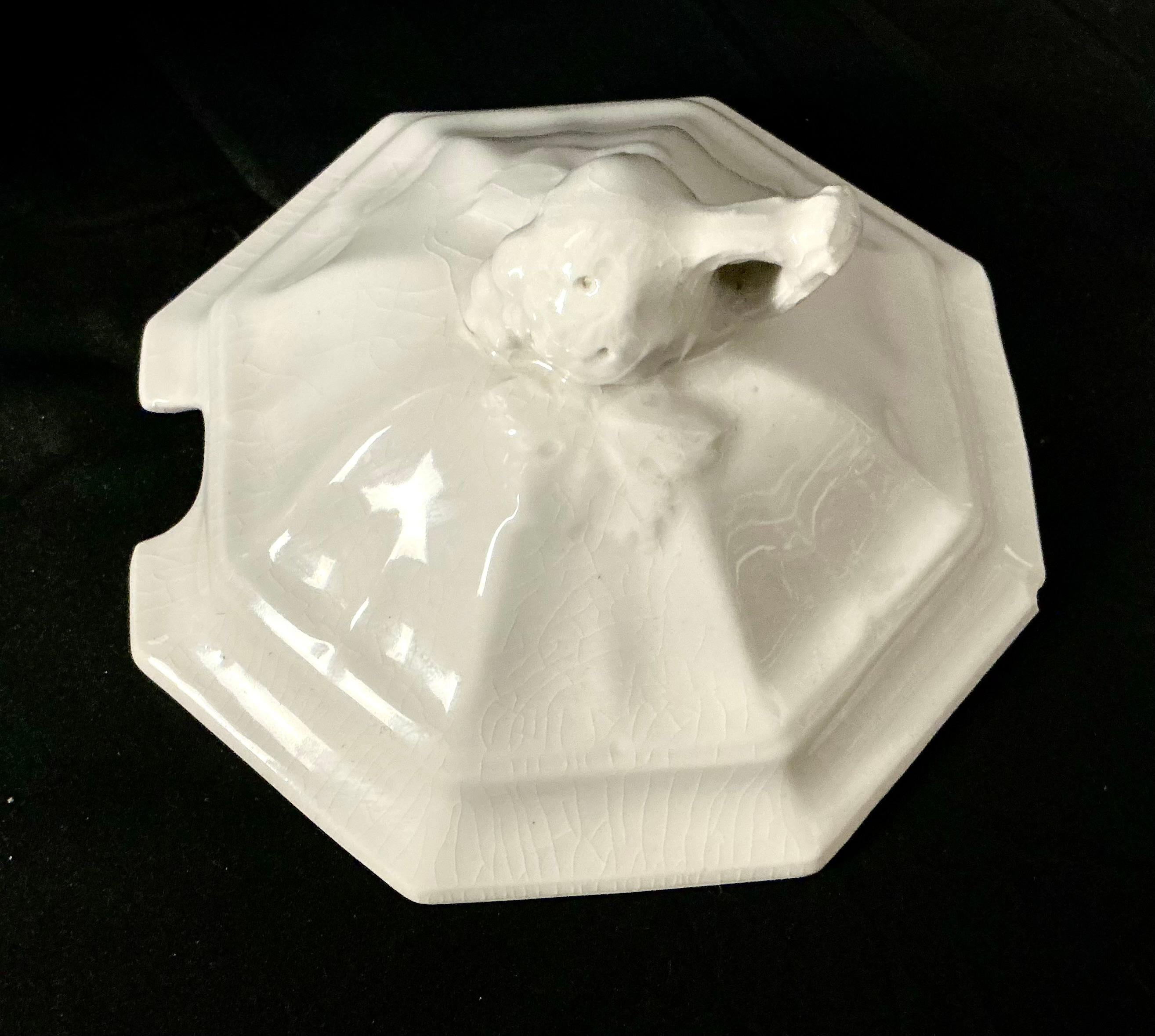 Ironstone Soup Tureen With Lid For Sale 1