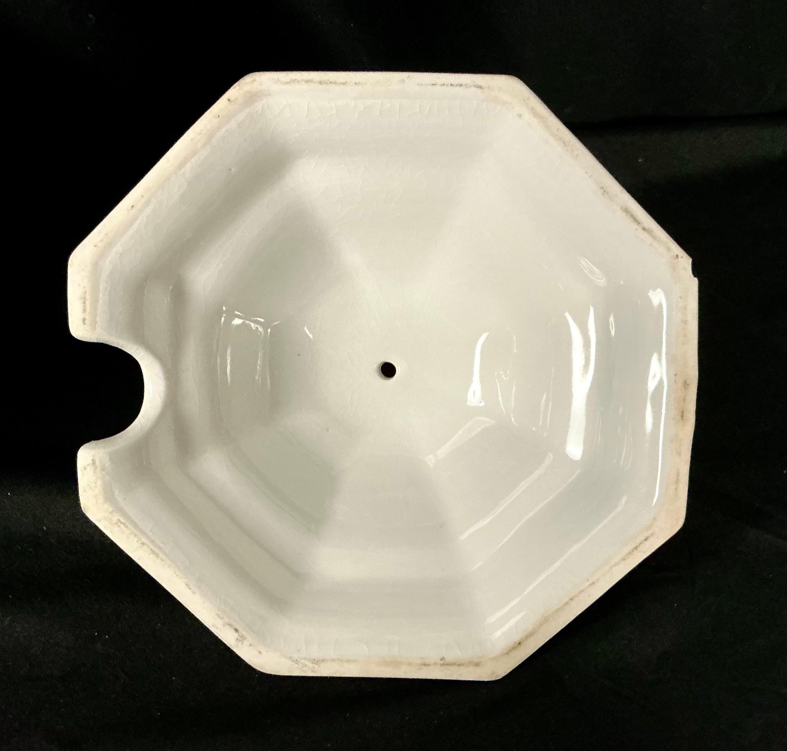 Ironstone Soup Tureen With Lid For Sale 2