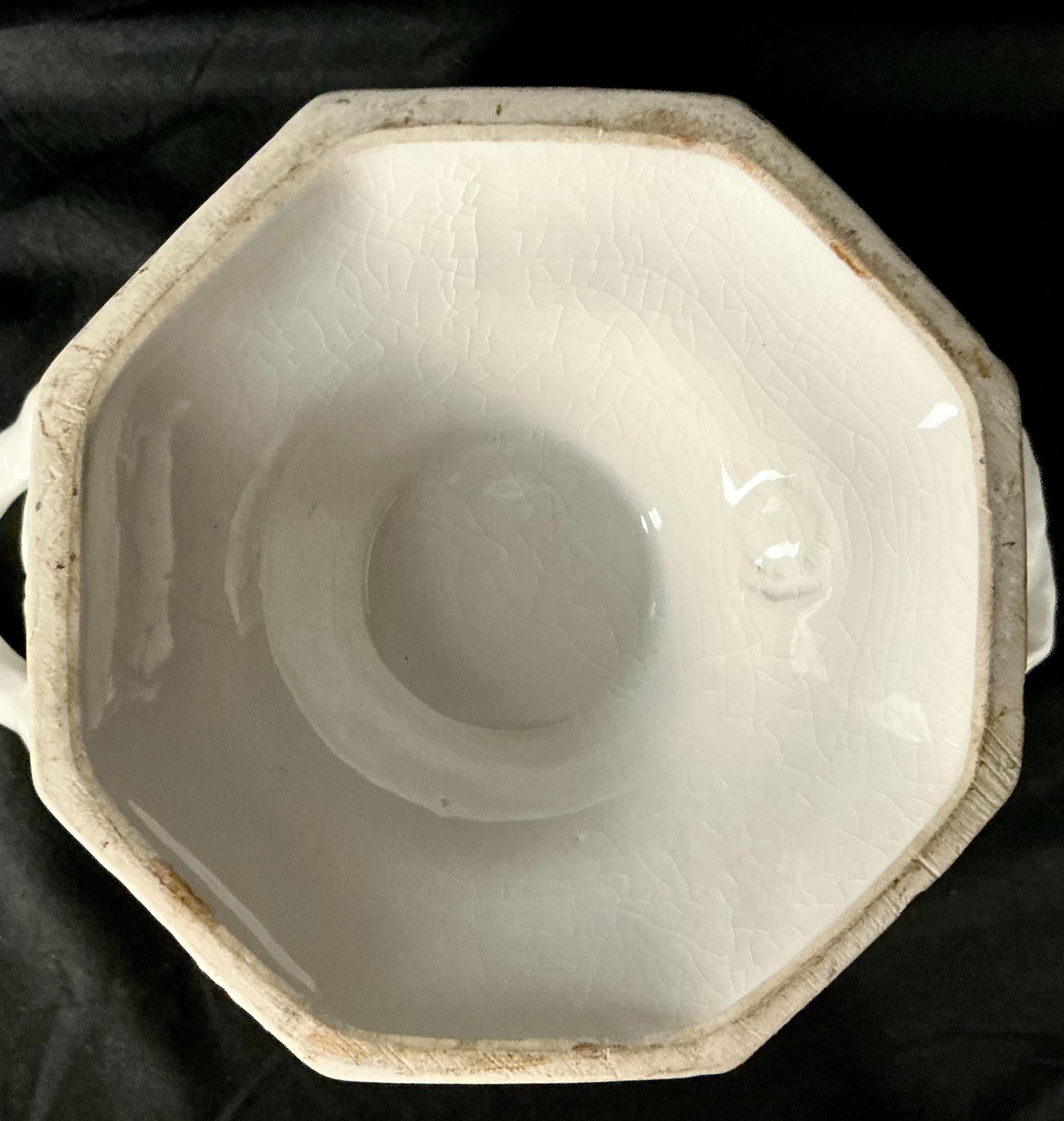 Ironstone Soup Tureen With Lid For Sale 3