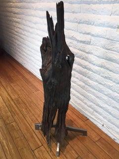 Ironwood and Steel Sculpture