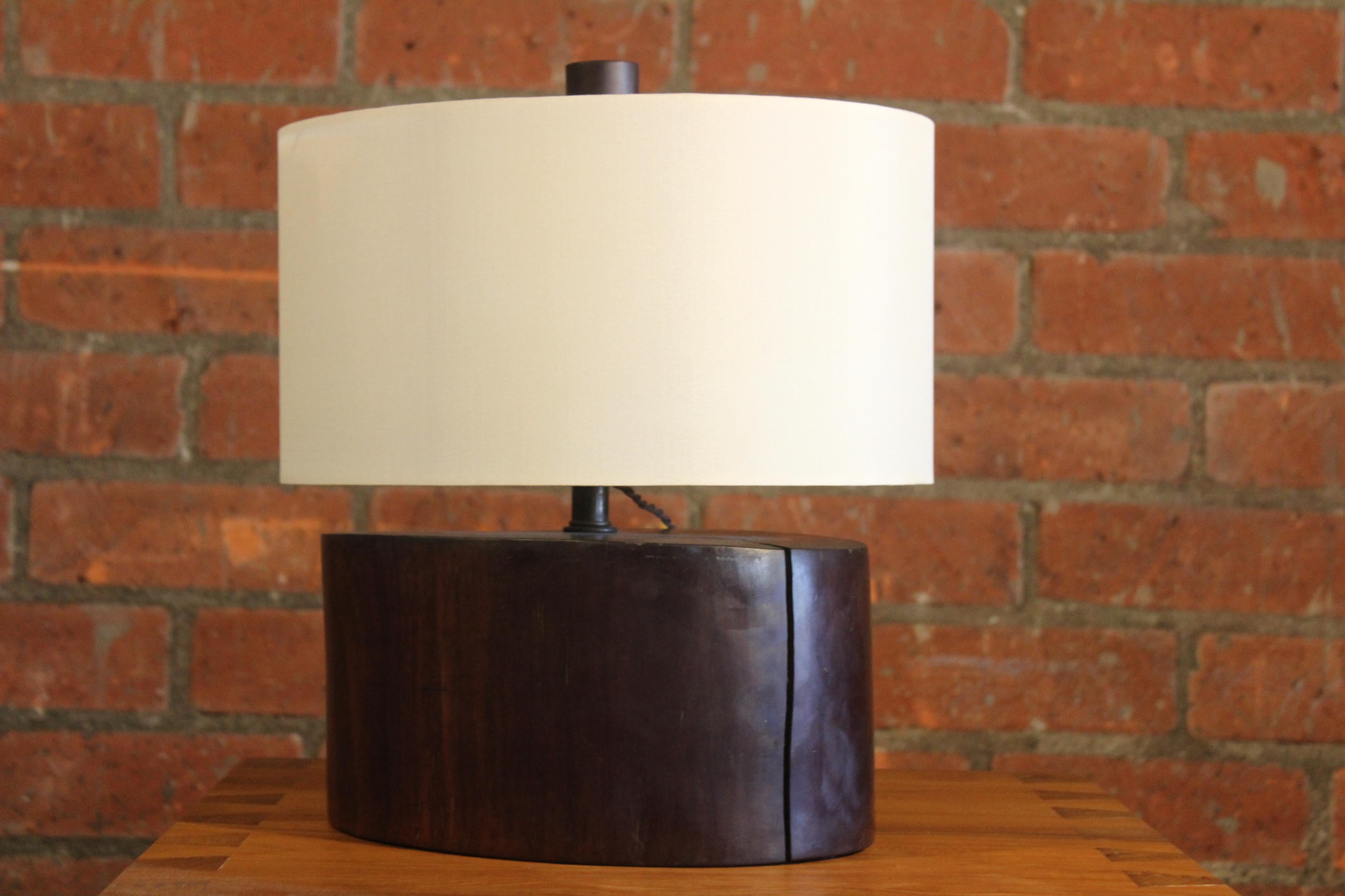 Silk Ironwood Table Lamp