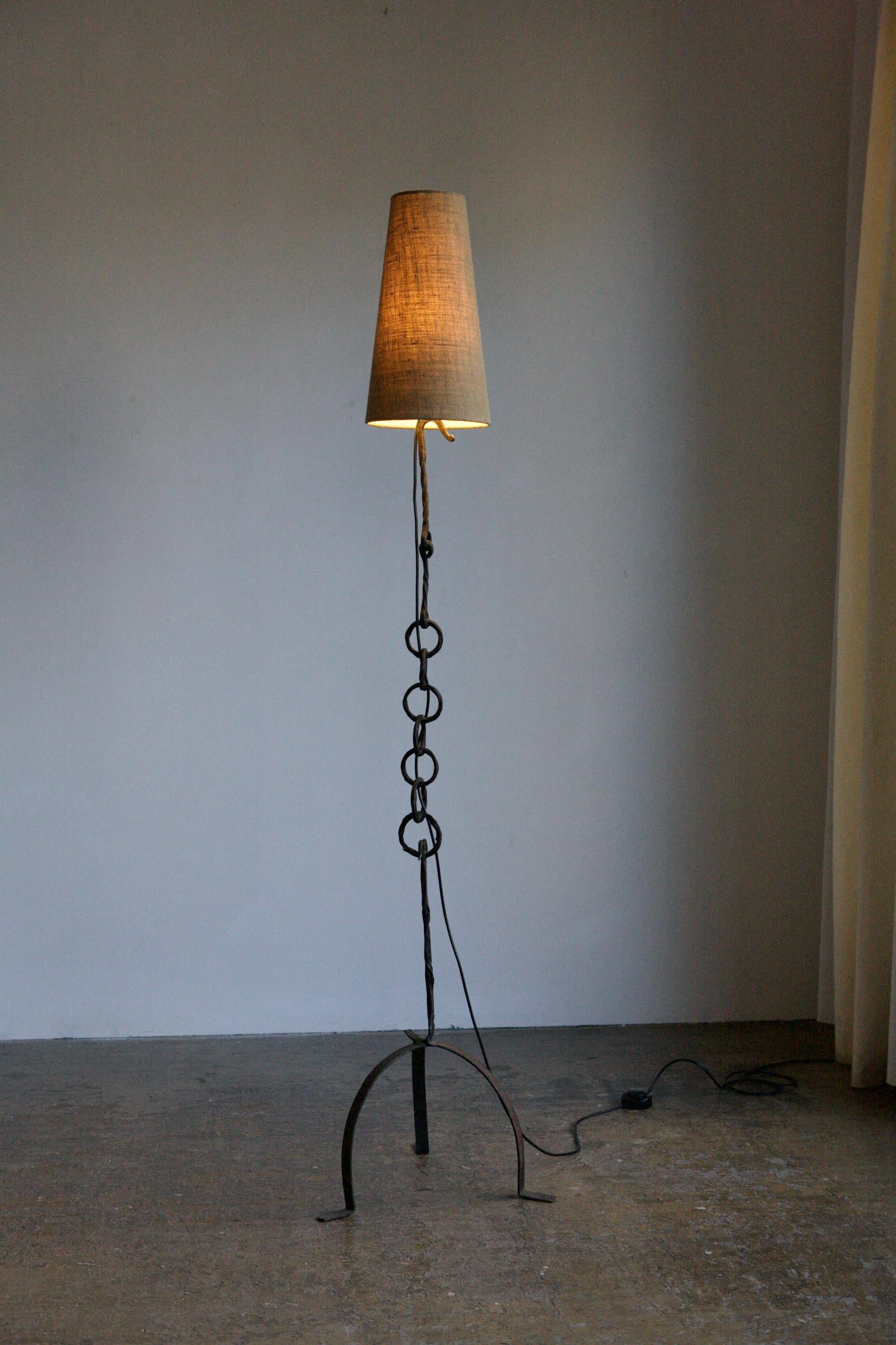 Ironwork Floor Lamp For Sale 4