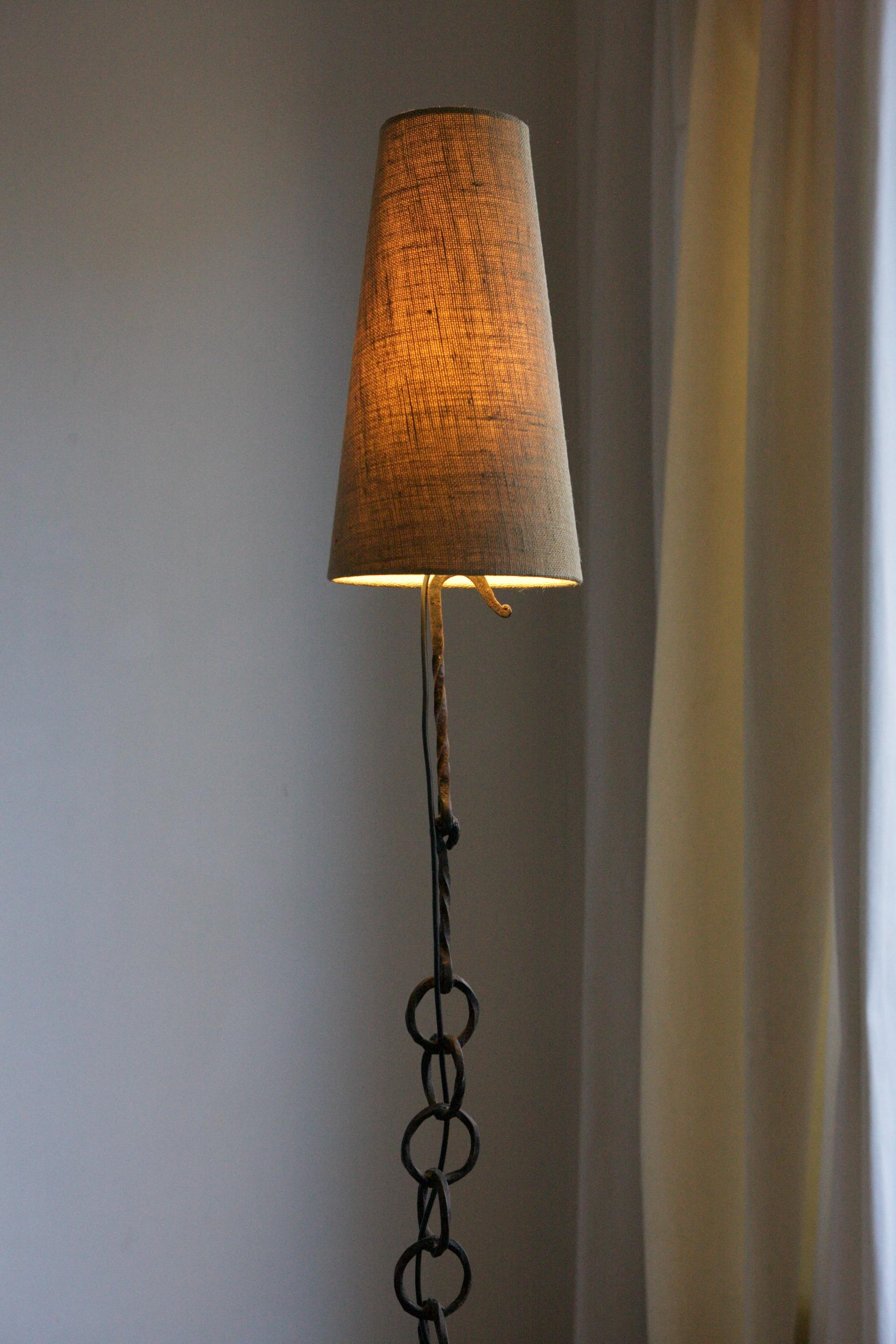 Ironwork Floor Lamp For Sale 3