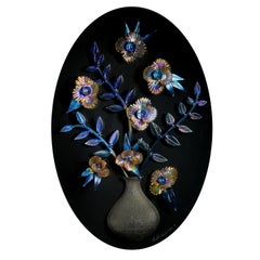 Irradiant Bloom III, Wall Mounted Artwork by Blown Away II Winner Elliot Walker